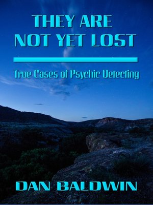 cover image of They Are Not Yet Lost